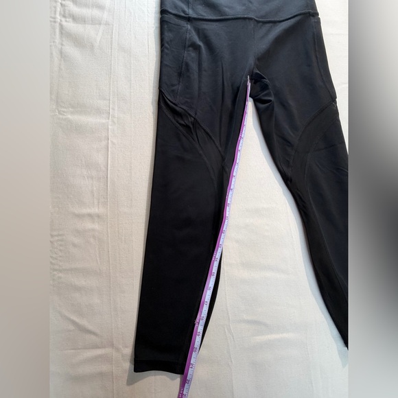Athleta Black Salutation Mesh High Rise Legging Sz S Gorpcore, Minimalist - Picture 7 of 7